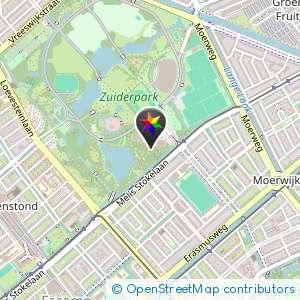 Zuiderpark, hoek naast zwembad