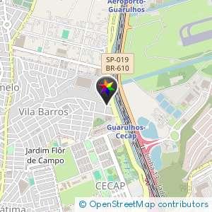 Rua de empresa discreta sem movimentação