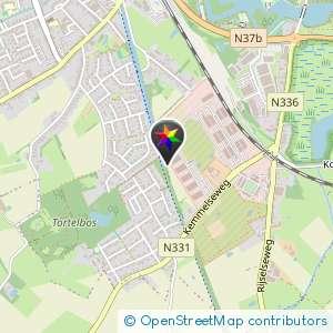 Bosje bij wandelpad