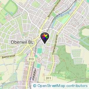 Oberwil Parkplatz Wc bei Resycling stelle