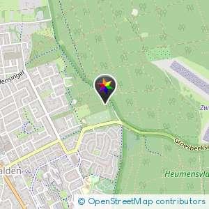 Natuurgebied langs snel fietspad