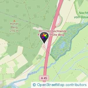 A45 Parkplatz Hohe Berg