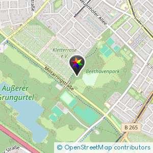 Beethovenpark und Parkplätze am Militärring