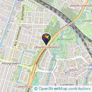 Beatrixpark onder tunnel park in