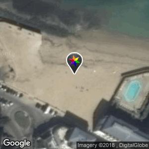 Toilette sur la Plage des sables blancs