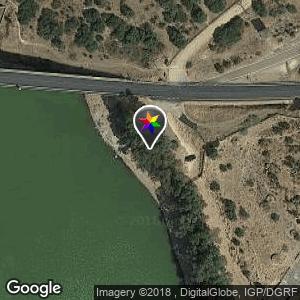 Pista junto embalse Piedra Aguda