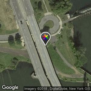Park under the bridge of the Erie Blvd E