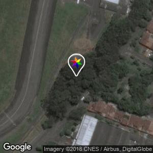 Zona verde del mirador del aeropuerto