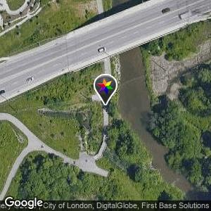 Medway River under Fanshawe Park Rd. overpass