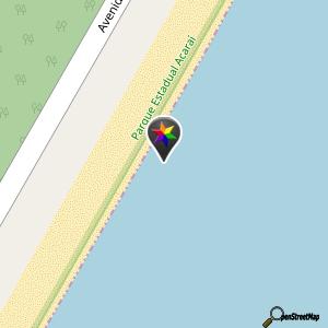 Praia na Beira da Avenida das Dunas