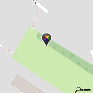 Behind Bushes in Green Area