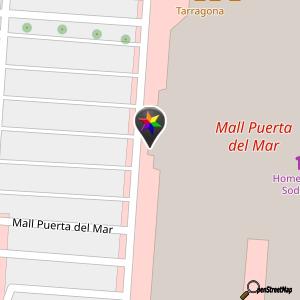 Baños del patio de comidas del Mall Puerta del Mar