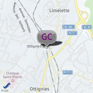 Toilettes gare Ottignies
