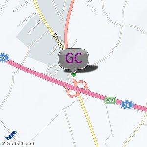 P+R Parkplatz an der A70