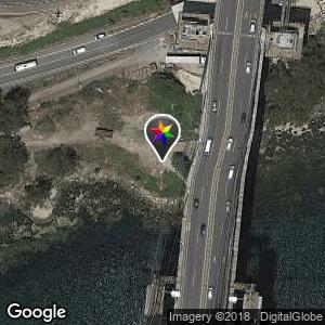 Rocas debajo del puente de Rande