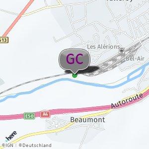 Endroit discret après barrière